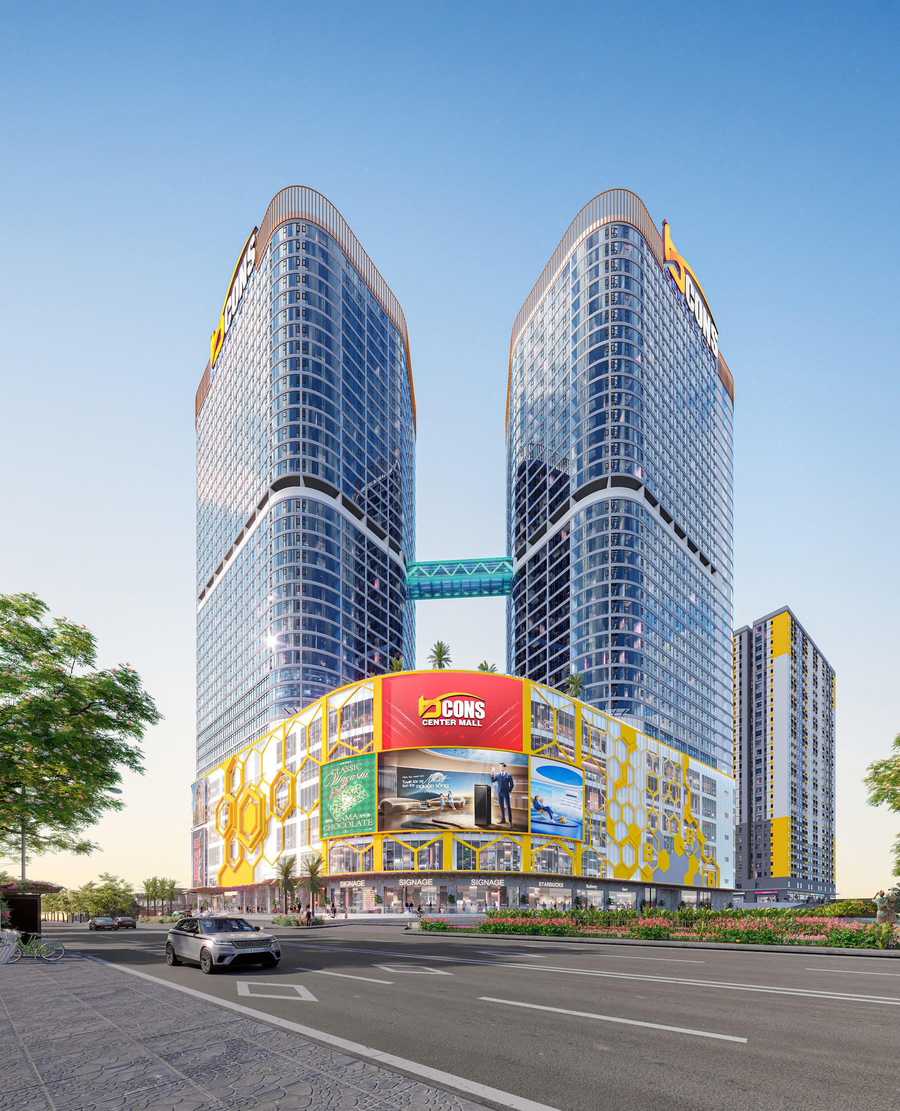 Phối cảnh BCONS Center City