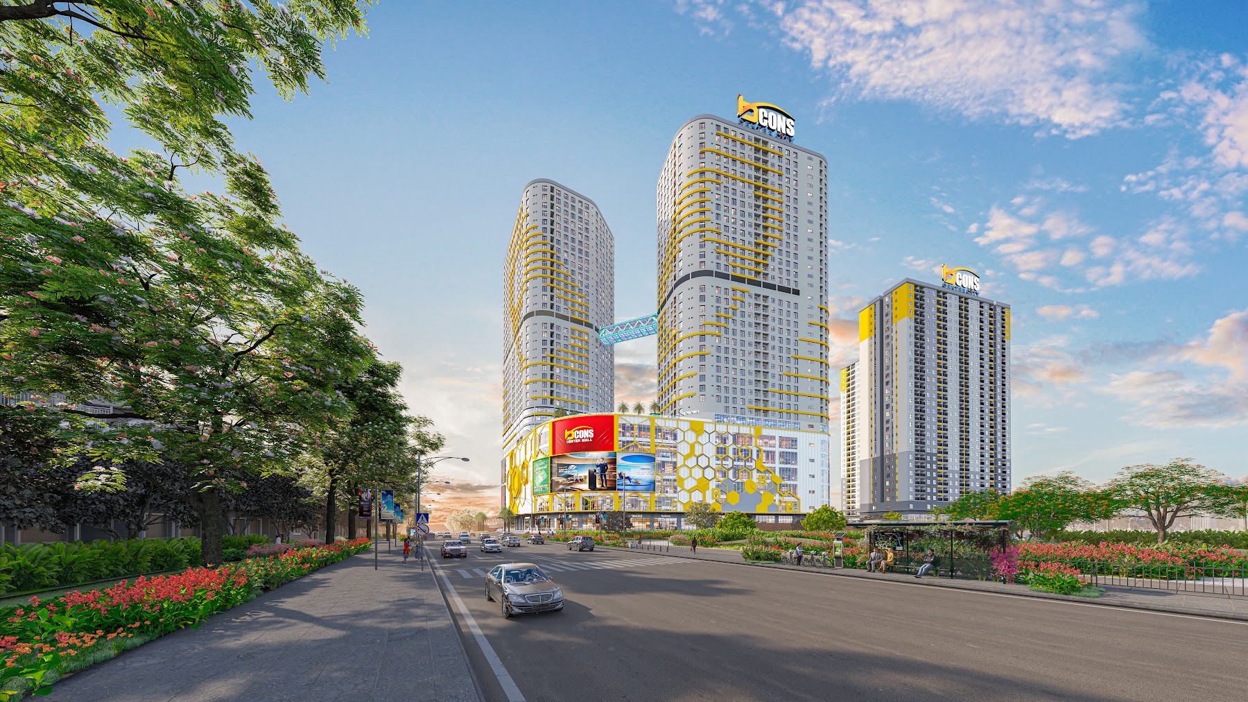 Phối cảnh mặt tiền