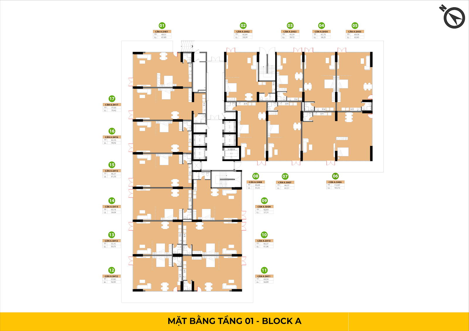 Block A tầng 1